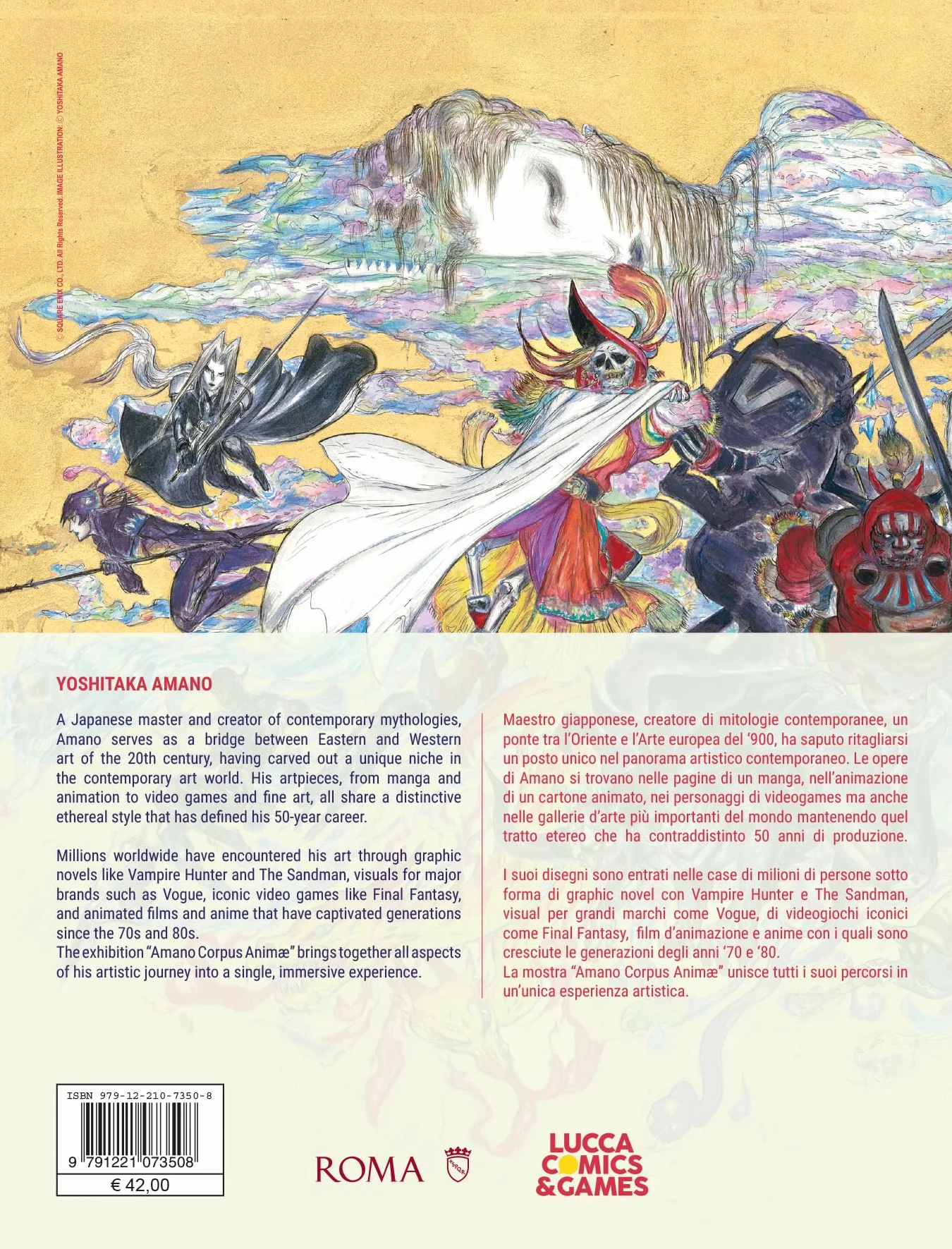The Art of Yoshitaka Amano. A Visionary Master - Catalogo soft cover