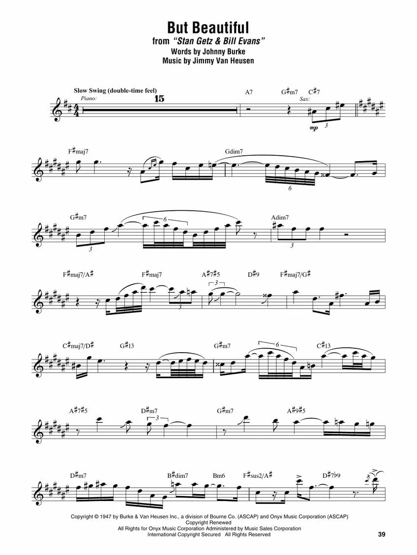 Stan Getz Omnibook: for B-Flat Instruments: Transcribed Exactly from His Recorded Solos
