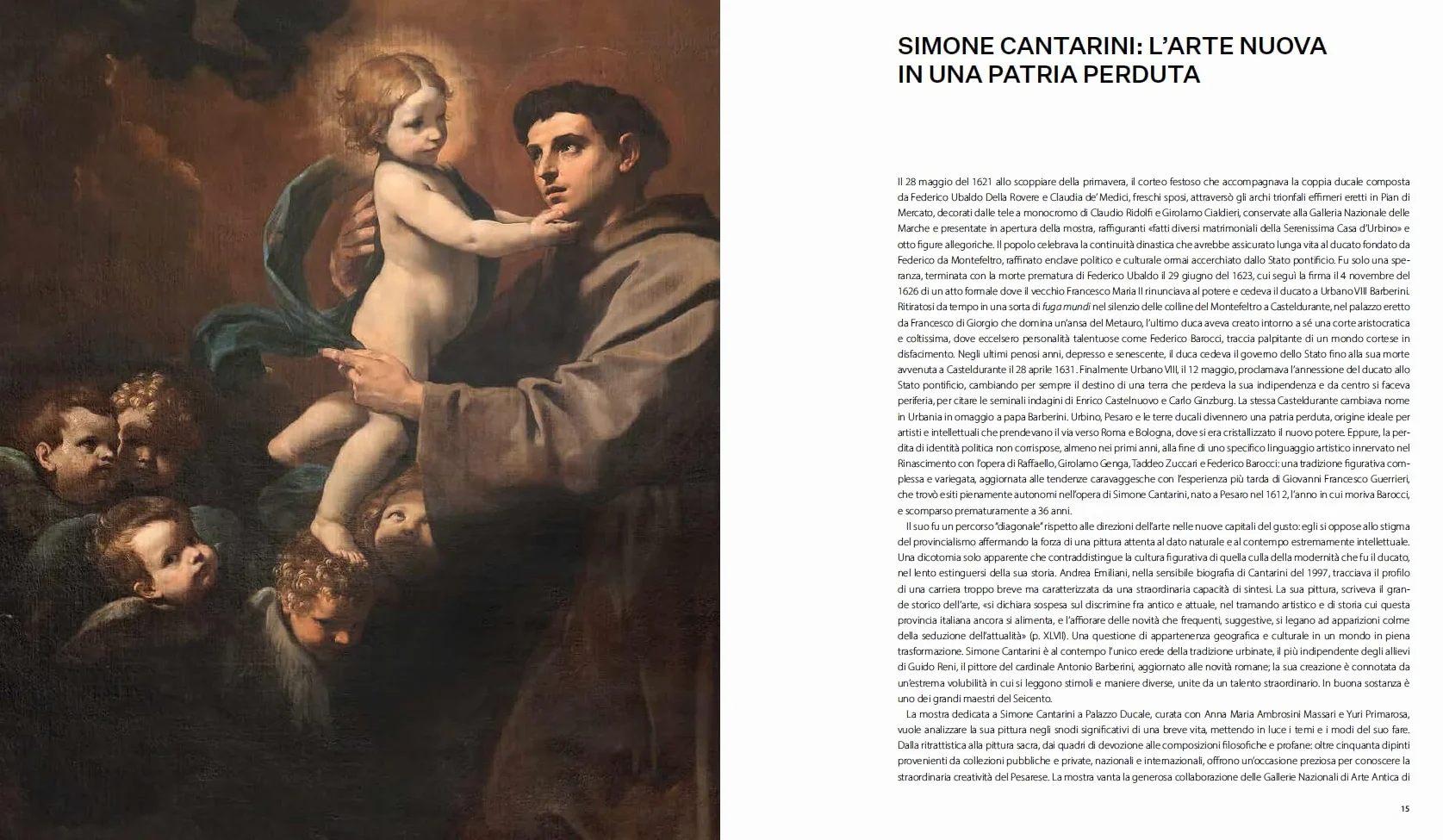 Simone Cantarini (1612-1648). Un giovane maestro tra Pesaro, Bologna e Roma. Catalogo della mostra (Urbino, 22 maggio-12 ottobre 2025). Ediz. a colori