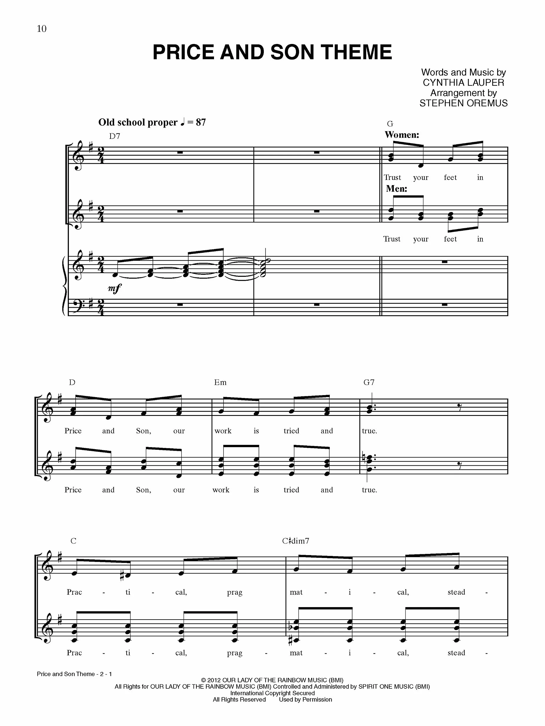 Kinky Boots: Sheet Music from the Broadway Musical: Piano/Vocal