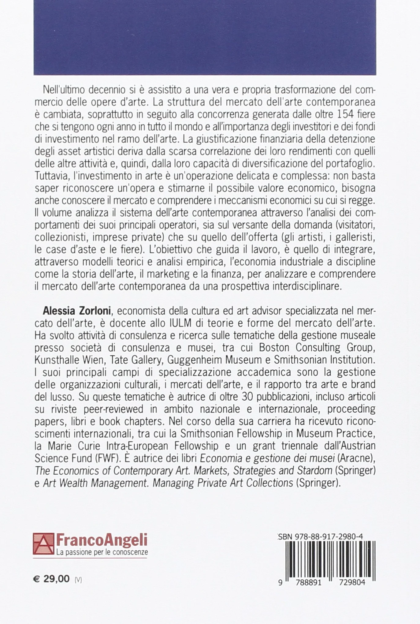 L'economia dell'arte contemporanea. Mercati strategie e star system