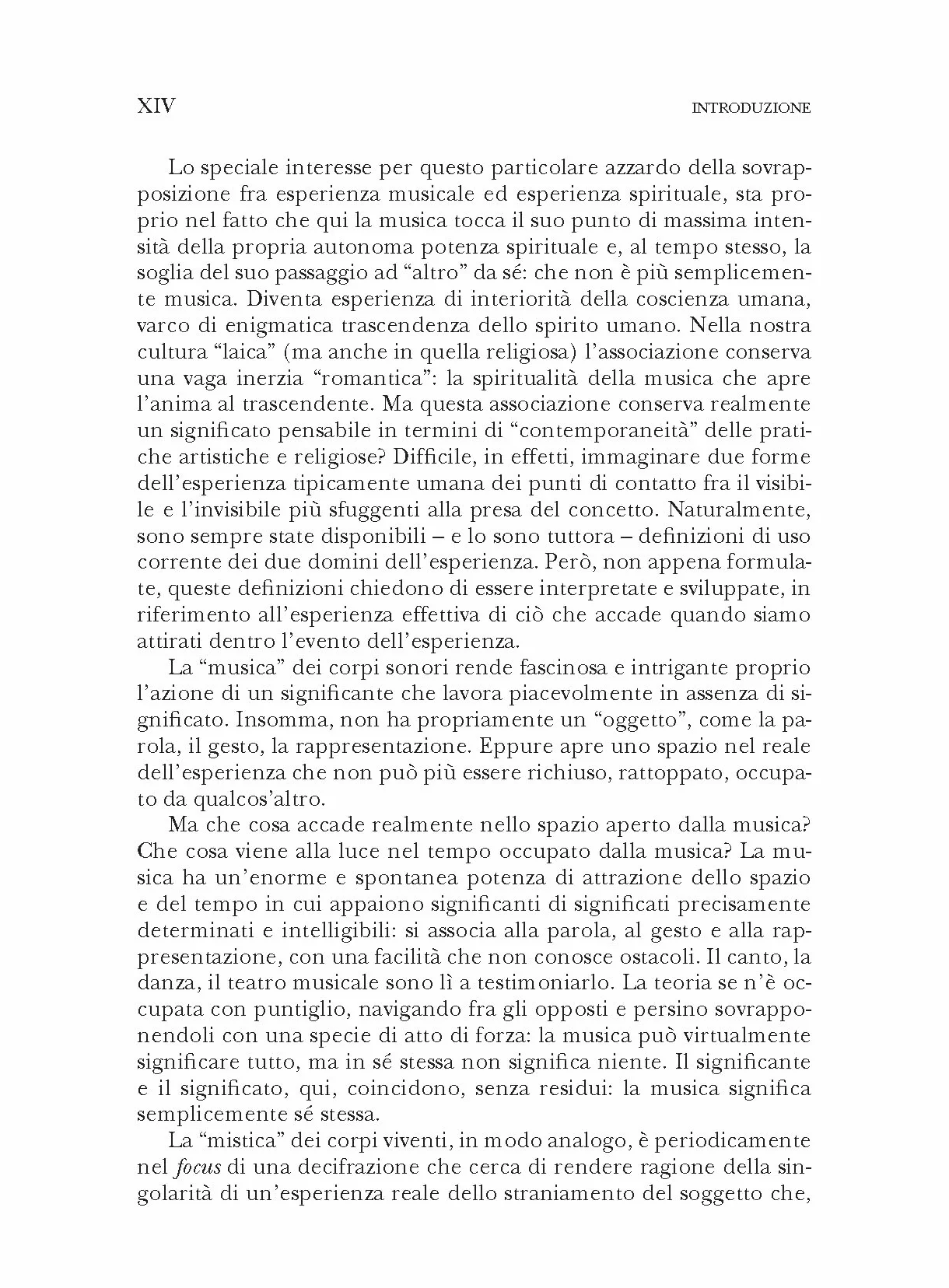 Canone musicale del sentire