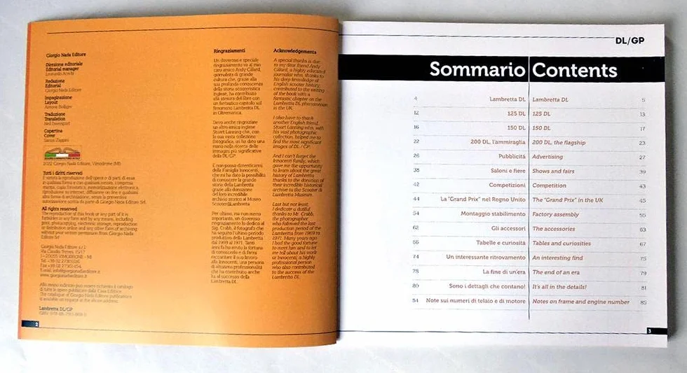 Lambretta. DL/GP. Storie modelli e documenti. Ediz. bilingue italiano/inglese
