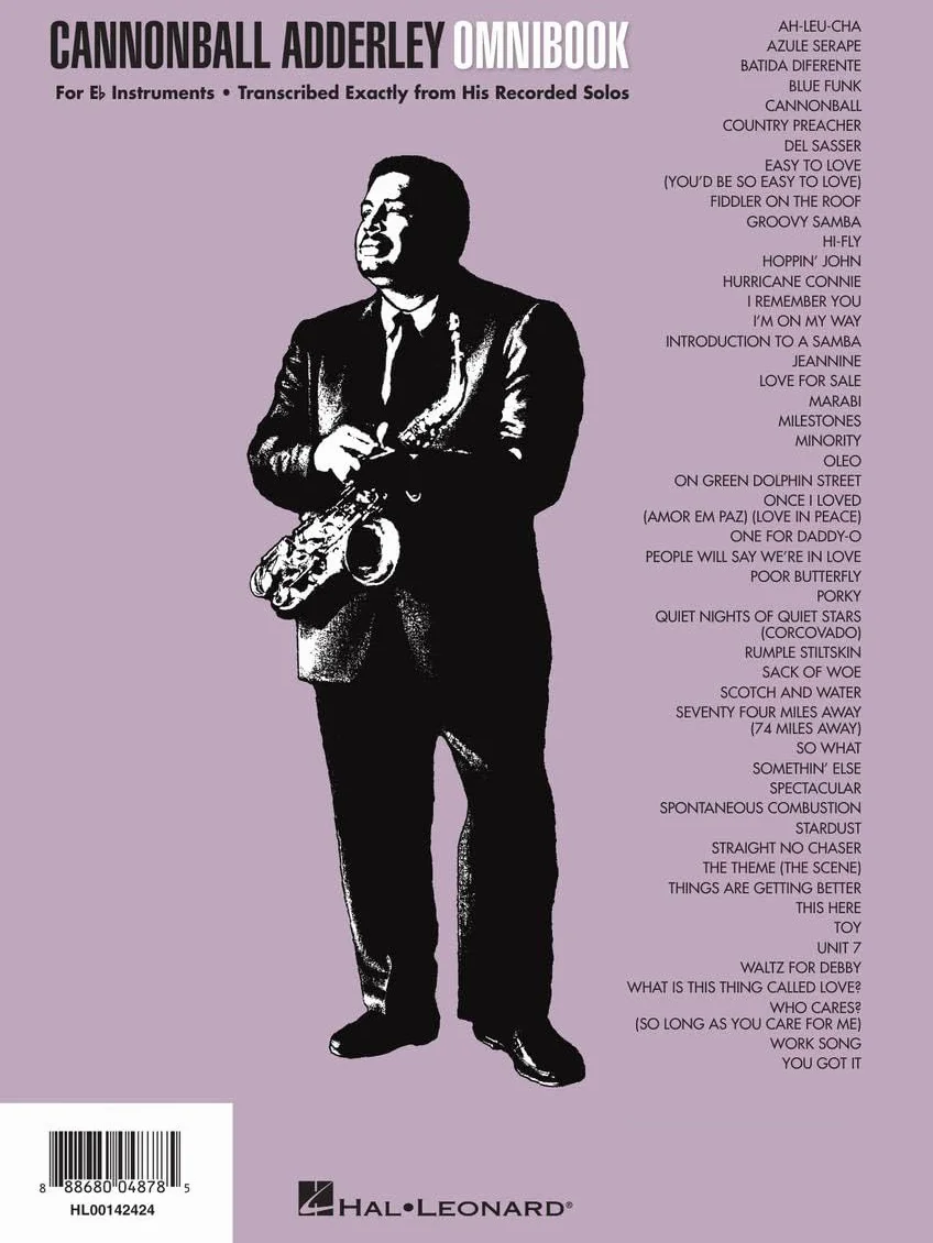 Cannonball Adderley Omnibook: For E-flat Instruments