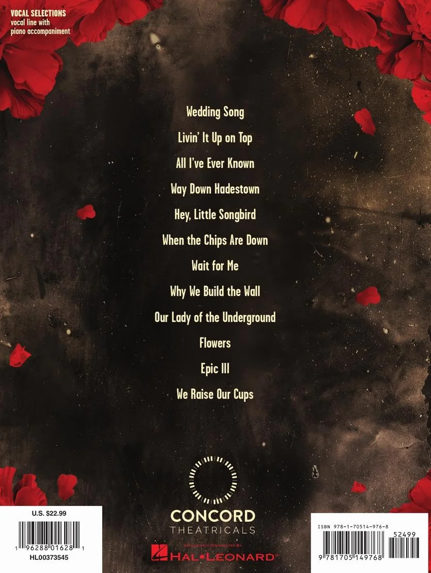 Hadestown. PVG.: Music, Lyrics & Book
