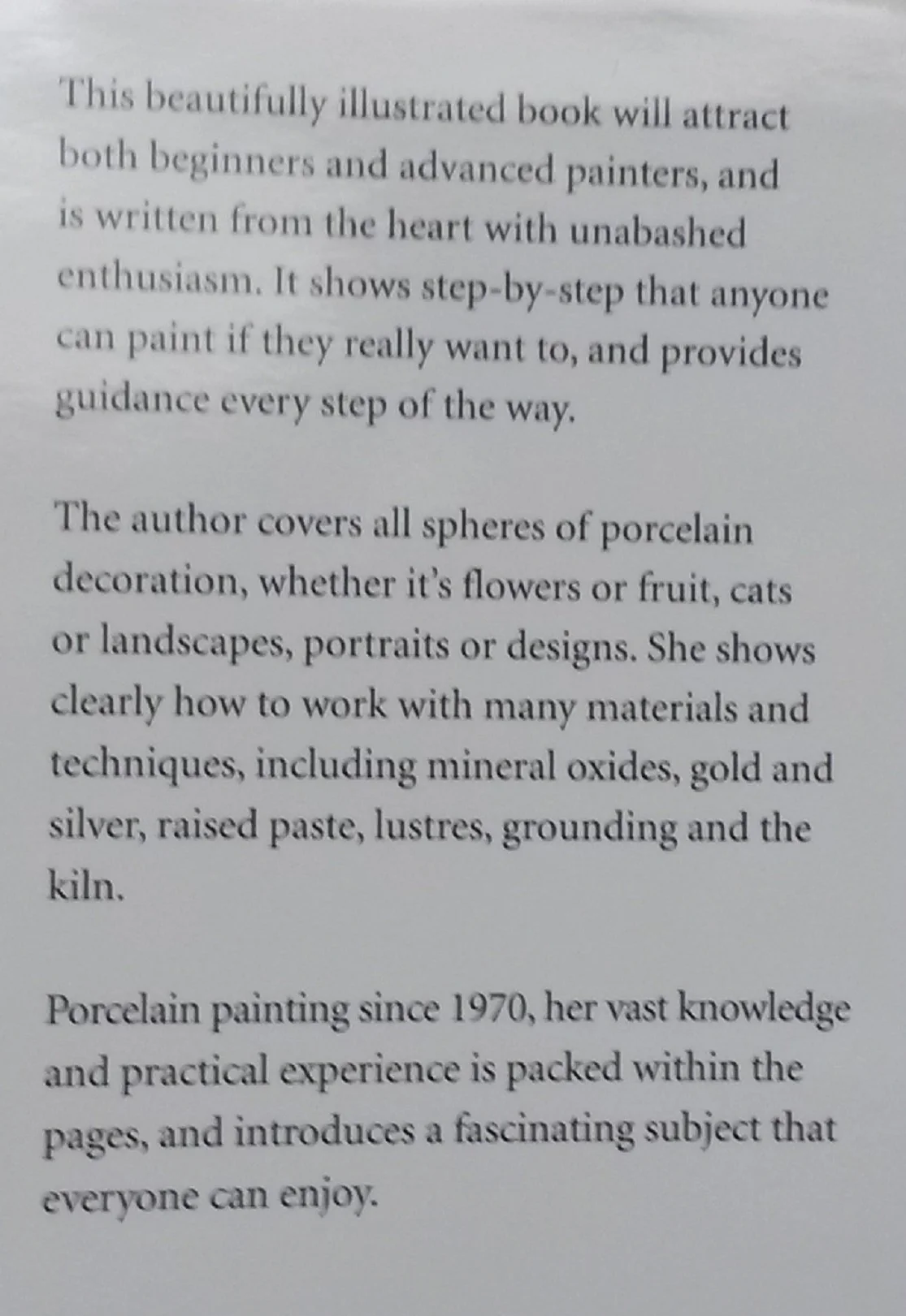 The Complete Guide to Painting and Decorating Porcelain