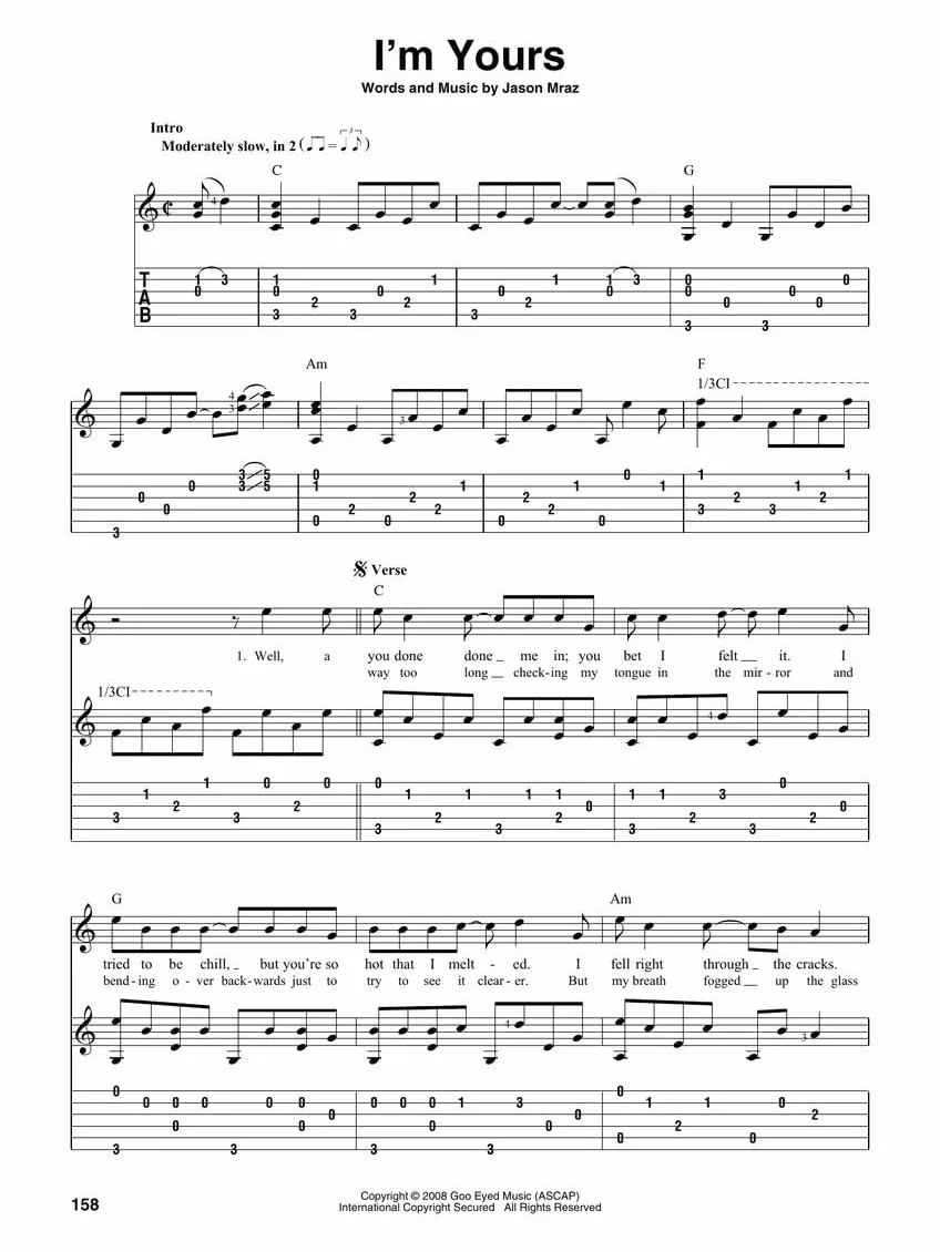 100 Most Popular Songs for Fingerpicking Guitar | Libro per chitarra fingerstyle con 100 arrangiamenti solisti in TAB e notazione standard per chitarristi principianti e intermedi
