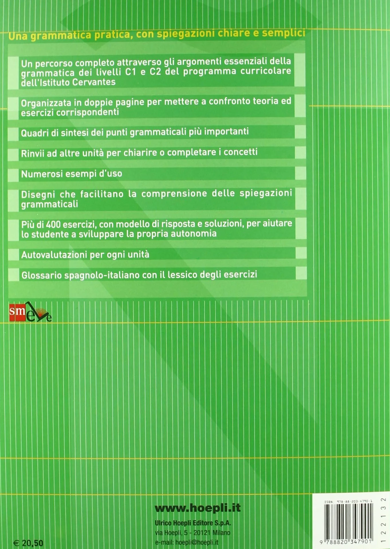 Grammatica de uso del espanol. Livelli C1-C2