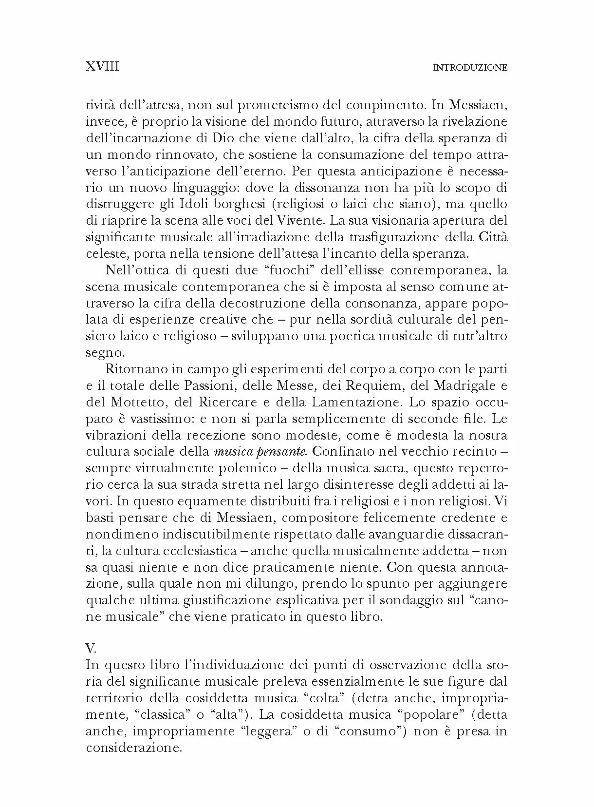 Canone musicale del sentire