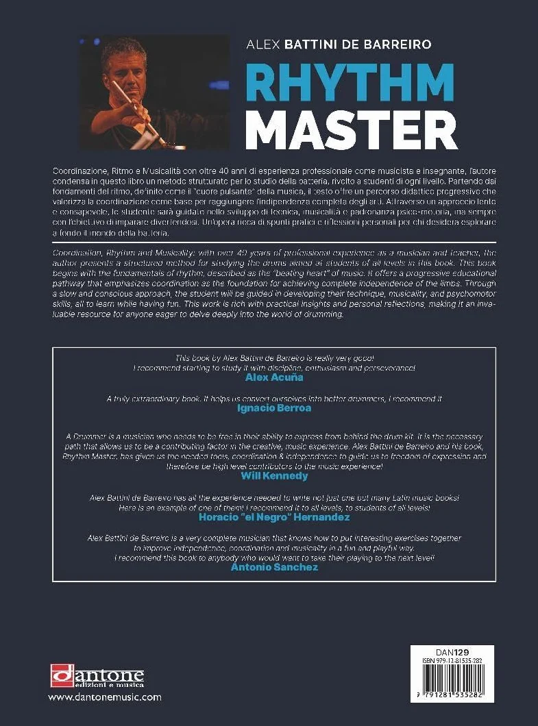 Rhythm master. The way to perfect coordination & independence. Ediz. italiana e inglese