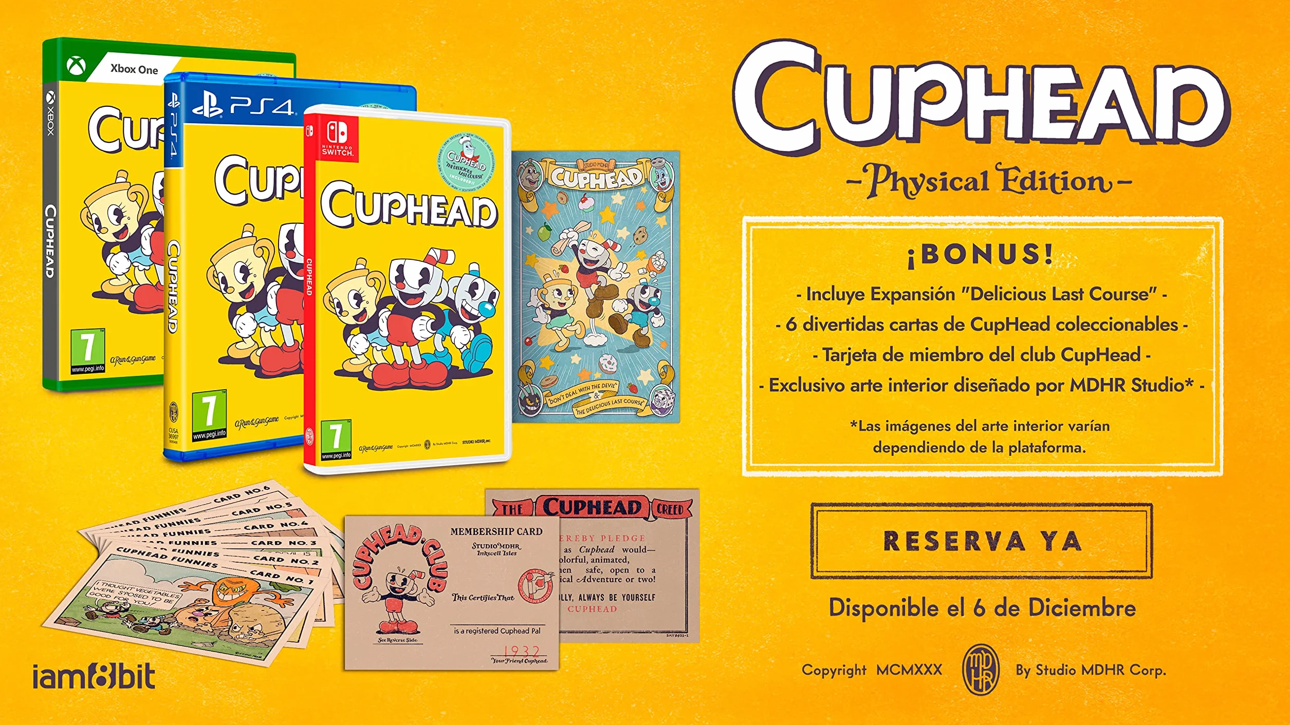 Cuphead Nintendo Switch