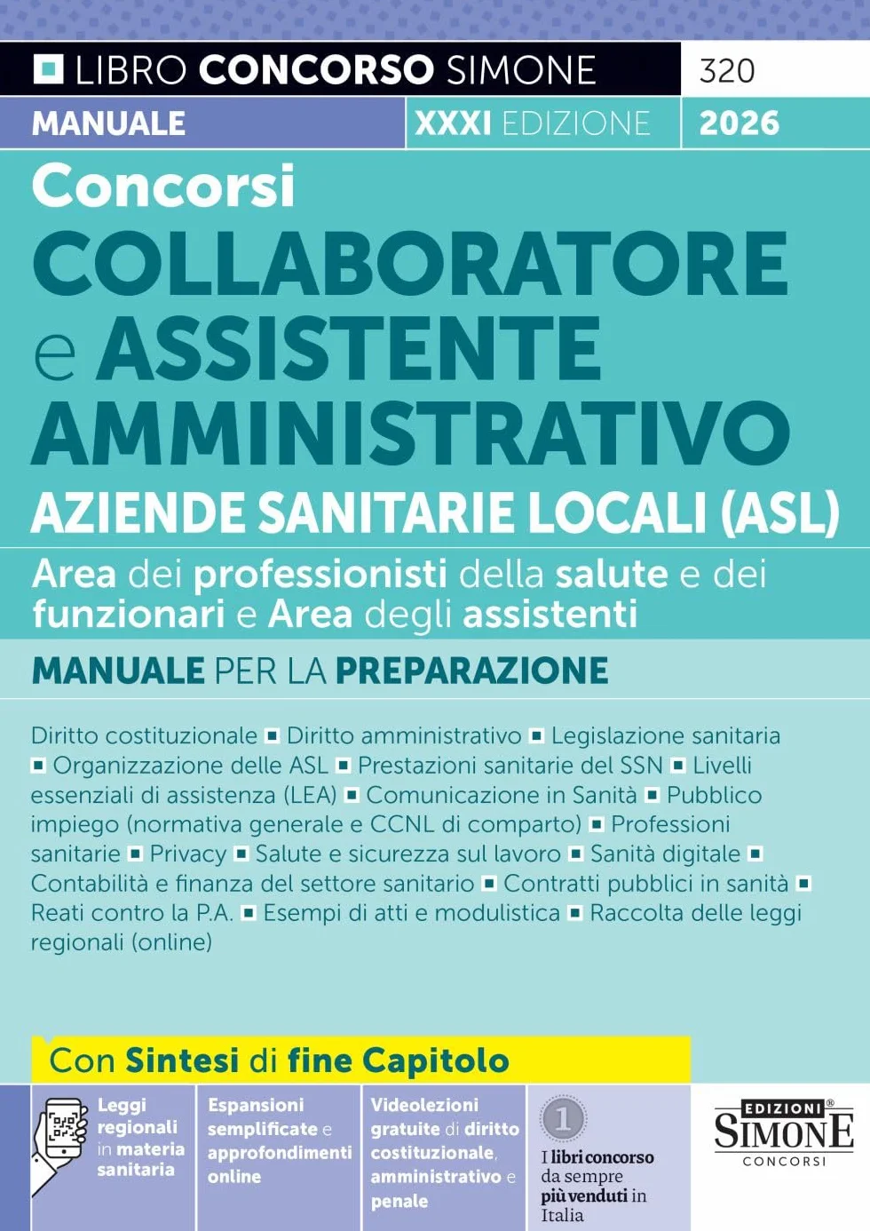 Concorso Collaboratore e Assistente Amministrativo Aziende Sanitarie Locali. Manuale per la preparazione