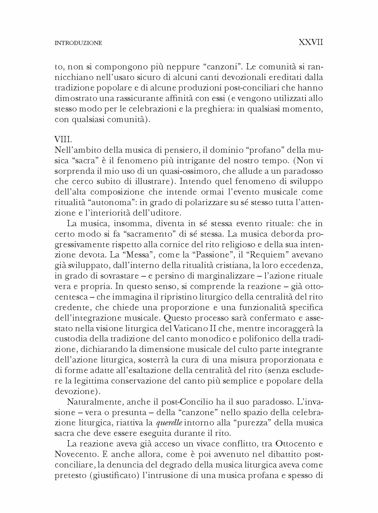 Canone musicale del sentire