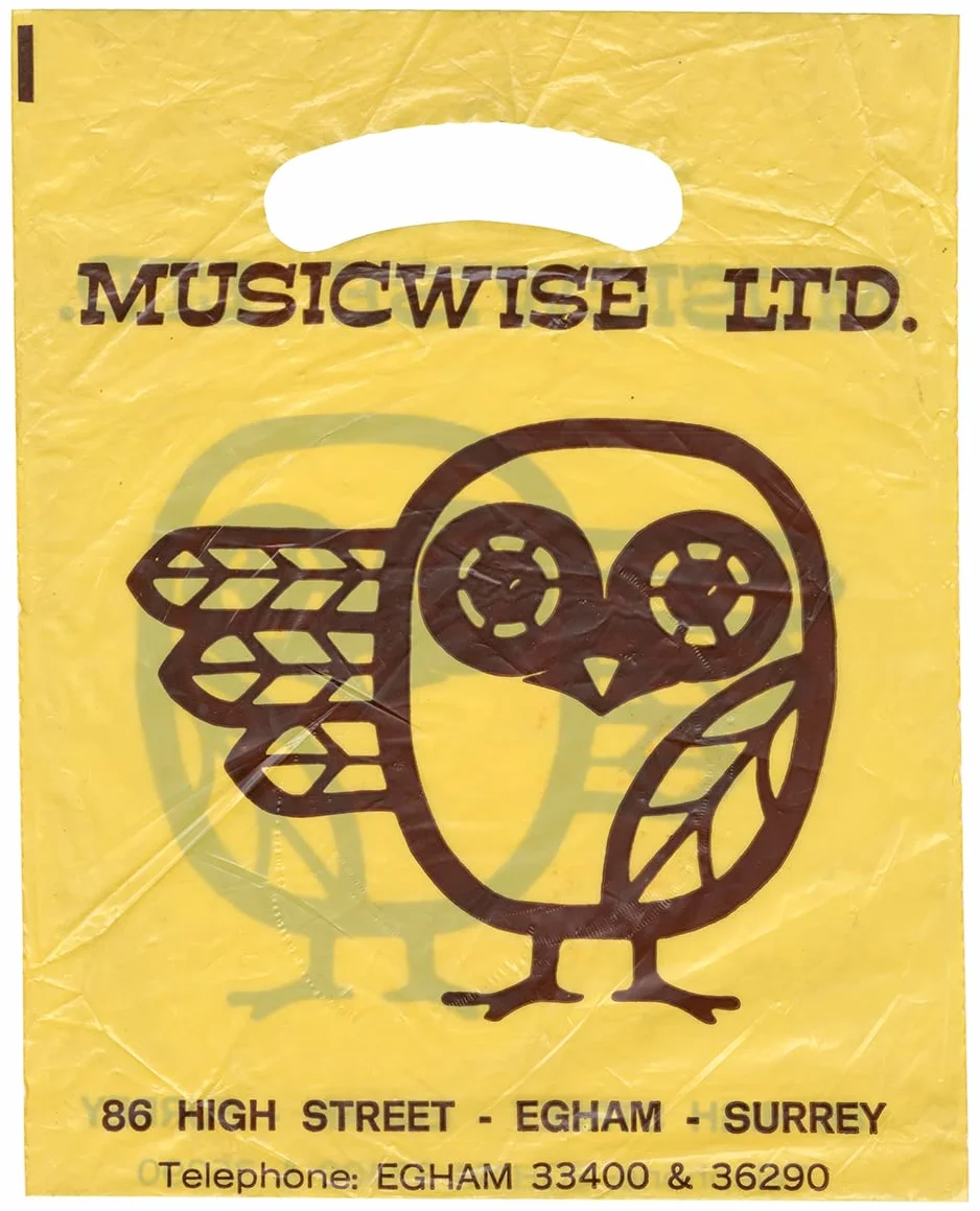 A-z of Record Shop Bags: British Record Shop Bags 1940s-1990s