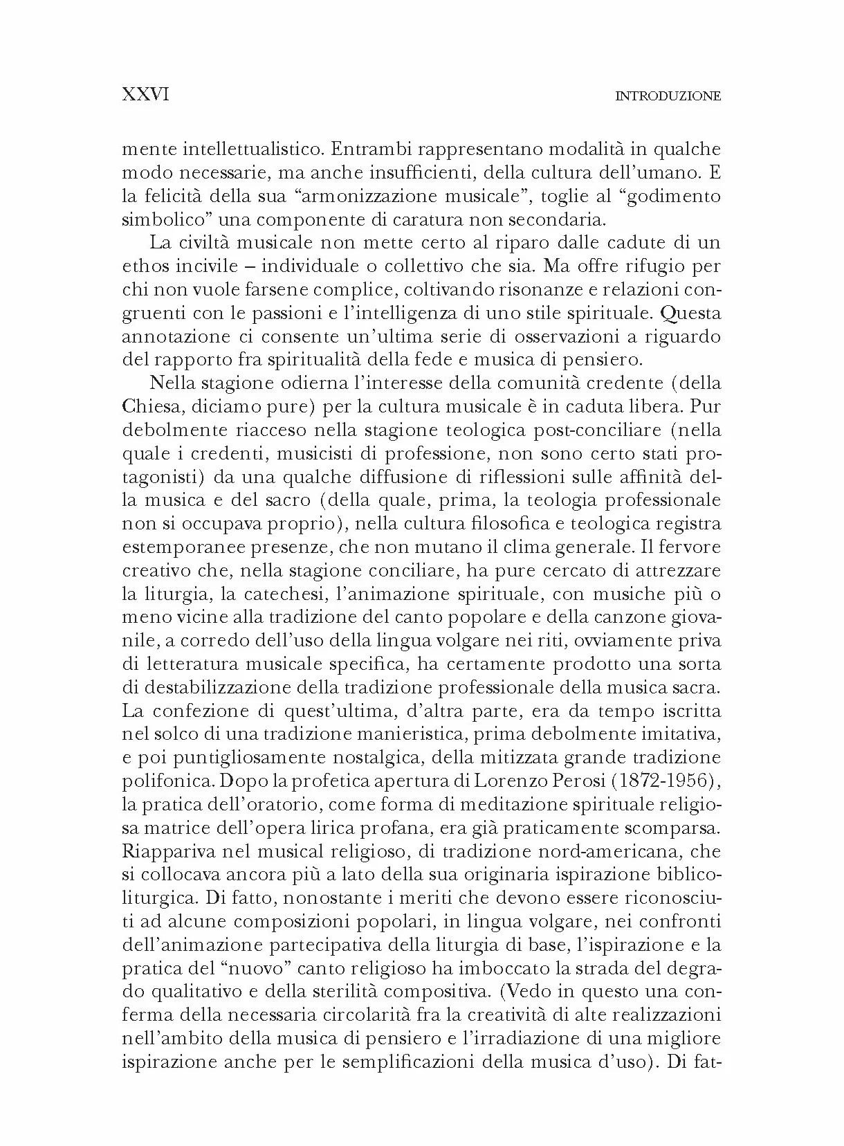 Canone musicale del sentire