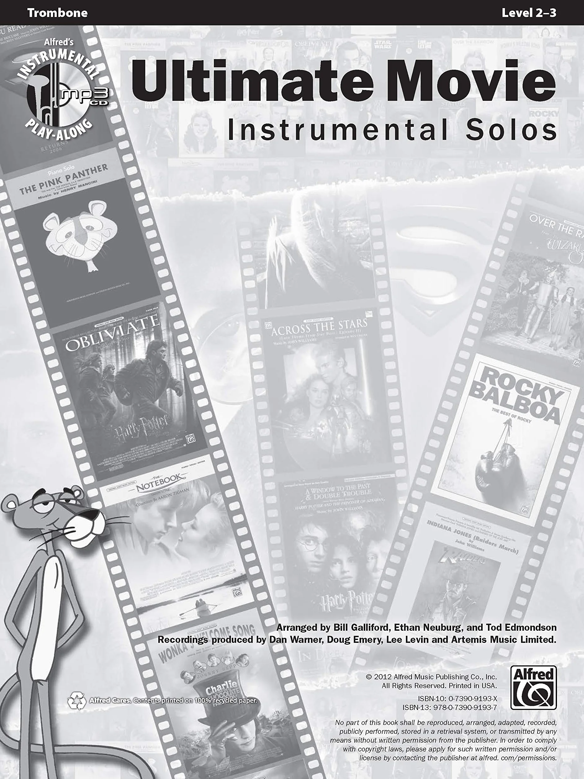 Ultimate Movie Instrumental Solos: Trombone, Level 2-3