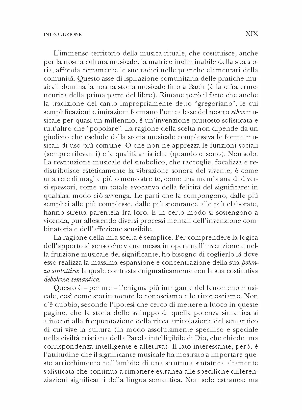Canone musicale del sentire
