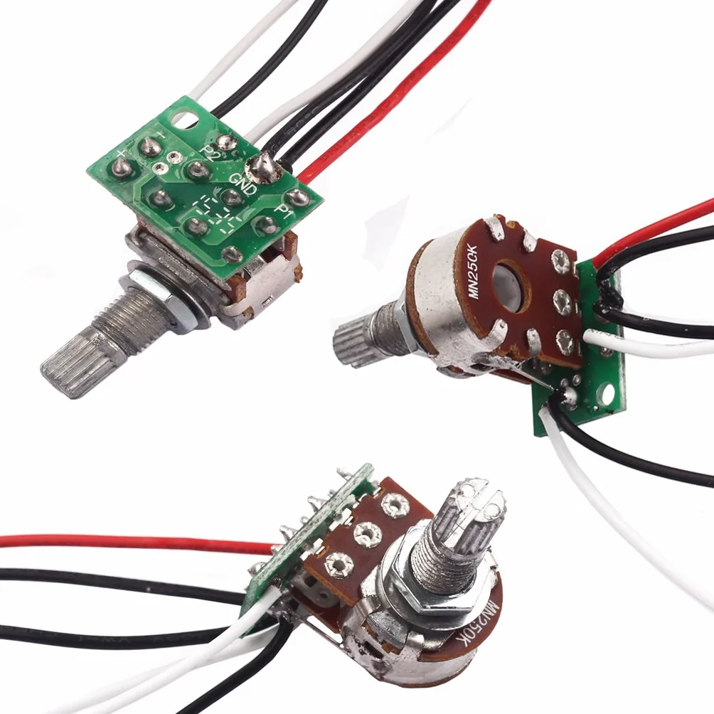 Alnicov Pickup per basso,circuito di preamplificazione EQ a 3 bande Cablaggio per basso elettrico per pickup bassi attivi