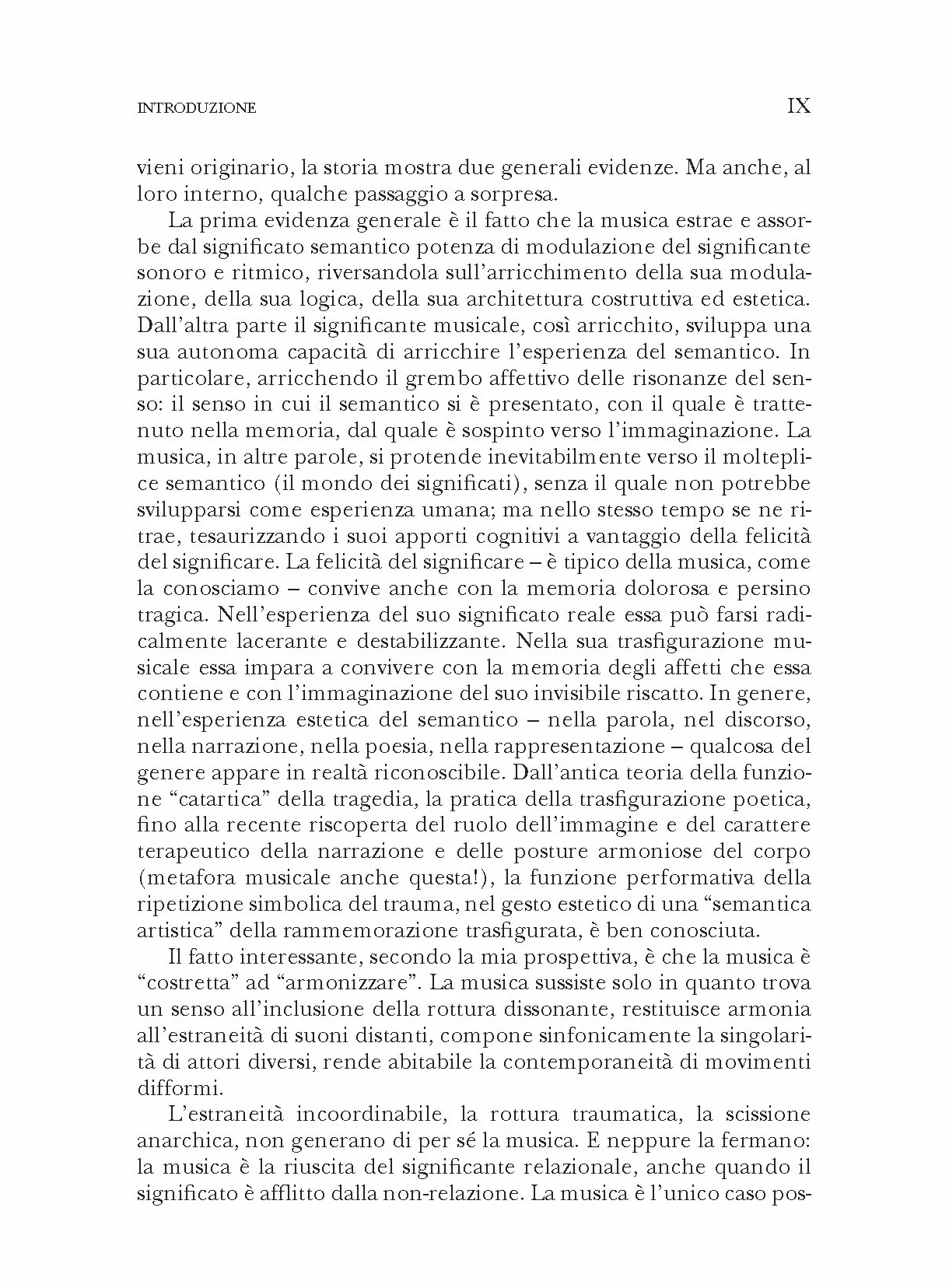 Canone musicale del sentire