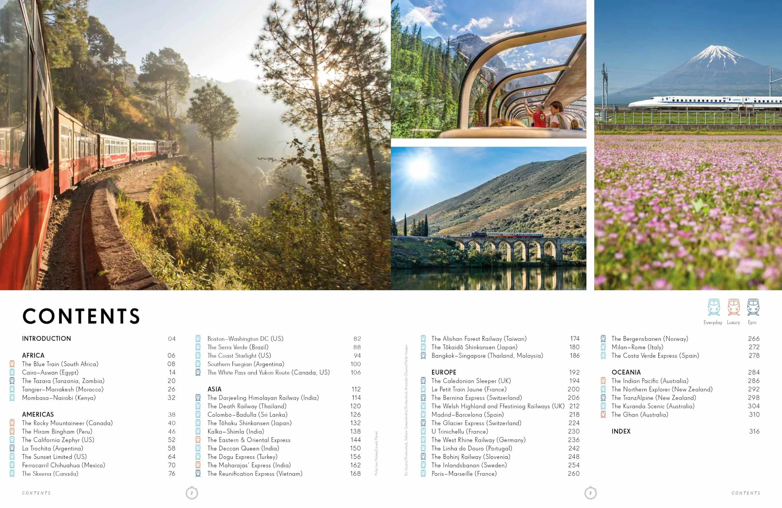 Lonely Planet Epic Train Trips of the World: 200 Extraordinary Journeys by Rail | Travel Planning Tips & Advice | Everyday & Luxury Experiences | Beautiful Photography & Maps