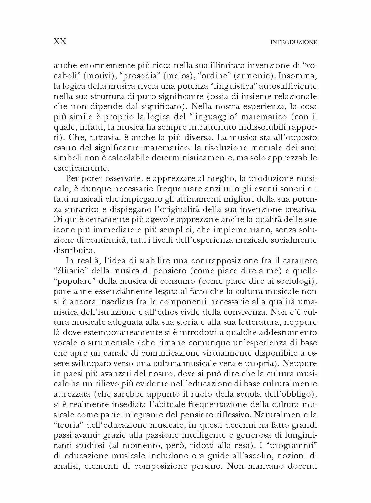 Canone musicale del sentire