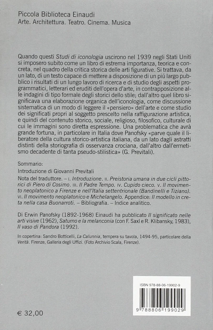 Studi di iconologia. I temi umanistici nell'arte del Rinascimento