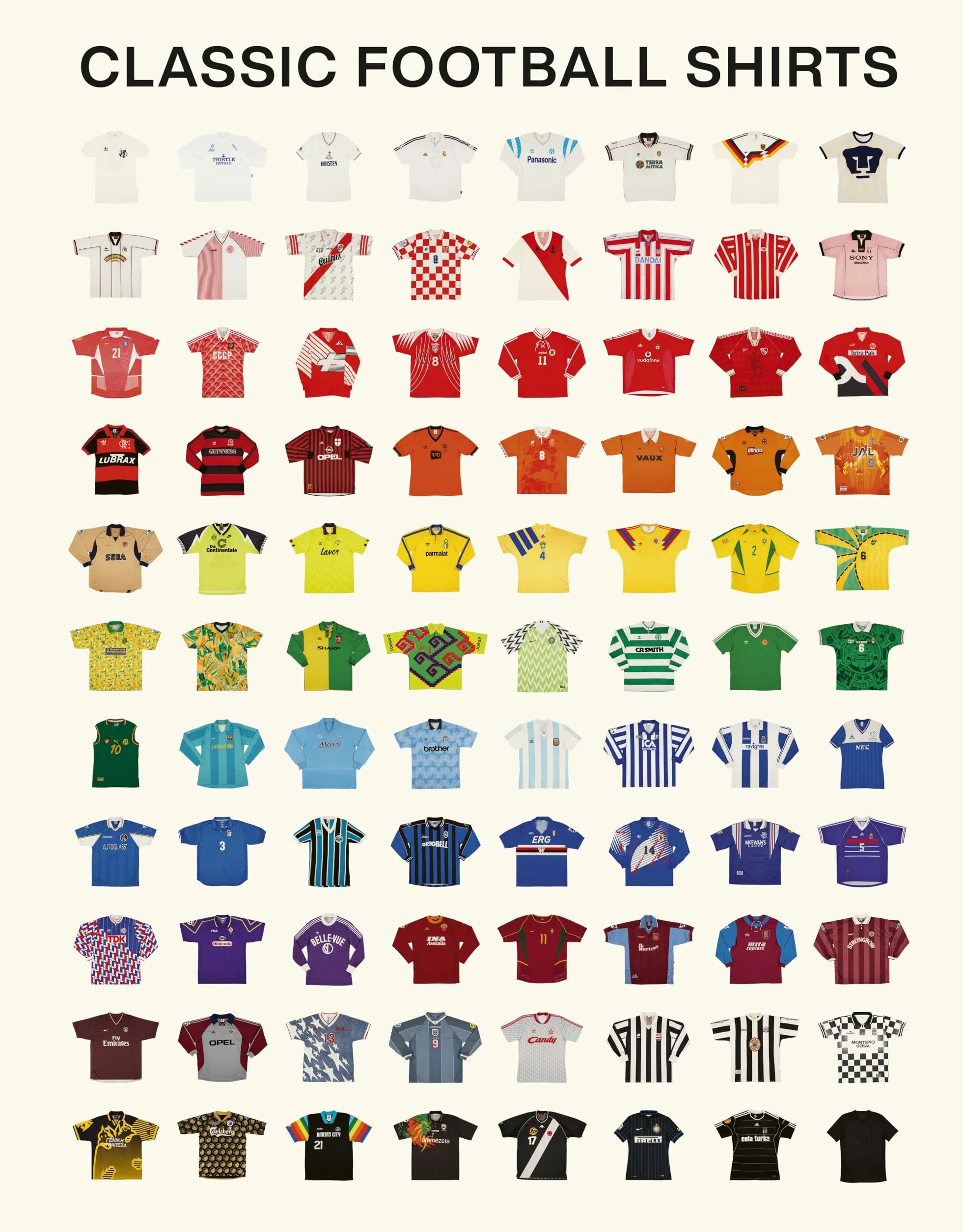 Classic Football Shirts: The Ultimate Guide to Iconic Football Kits - The Sunday Times Bestseller