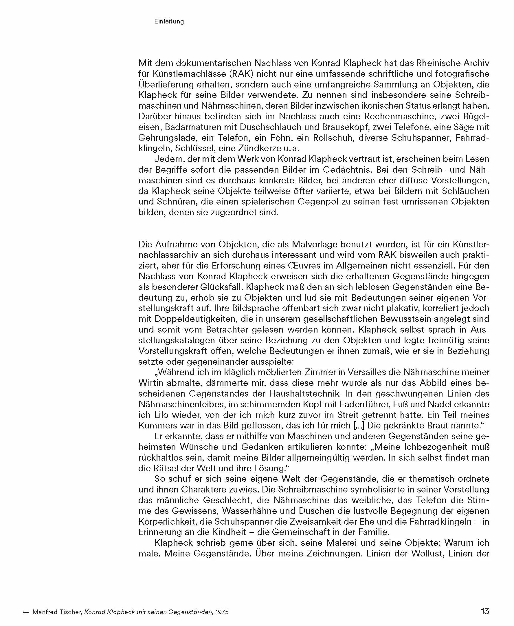 Objekte der Begierde: Konrad Klapheck und seine Welt der Dinge
