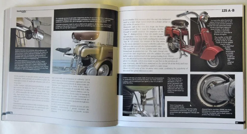 Lambretta 125 A-B. Storia, modelli e documenti-History, models and documents. Ediz. bilingue