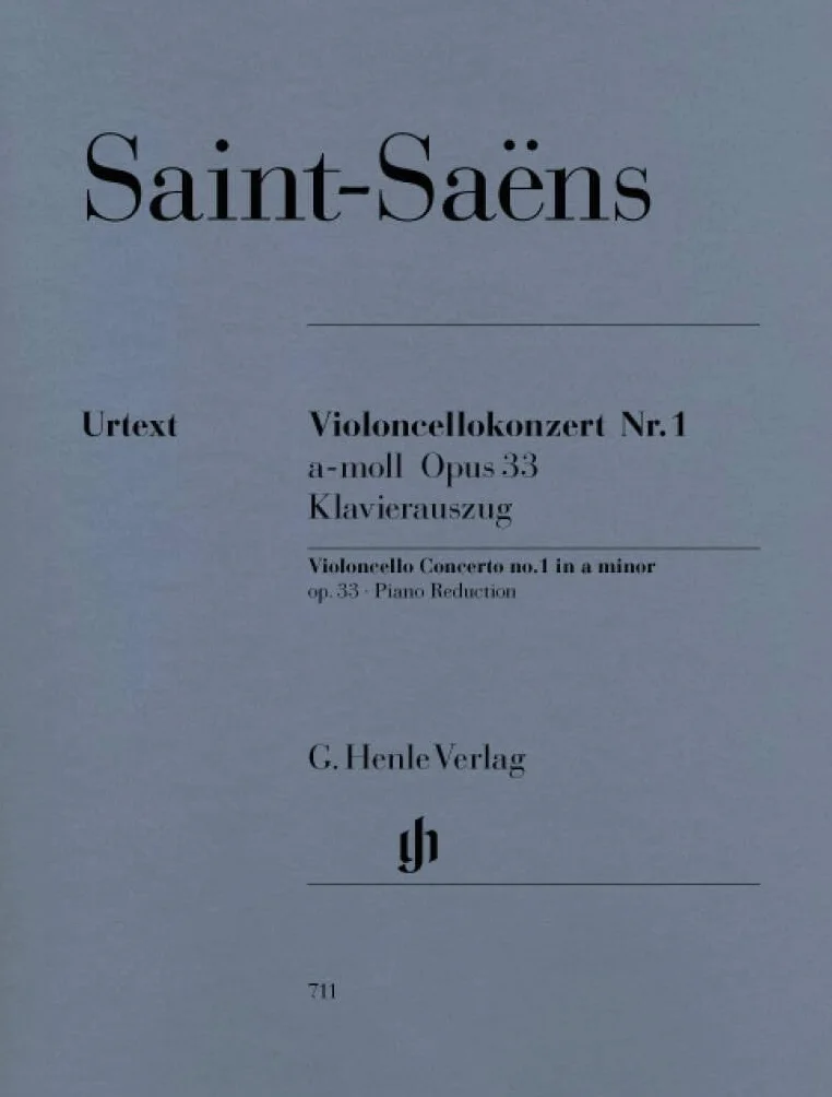 Violoncellokonzert Nr. 1 a-moll Opus 33, Klavierauszug