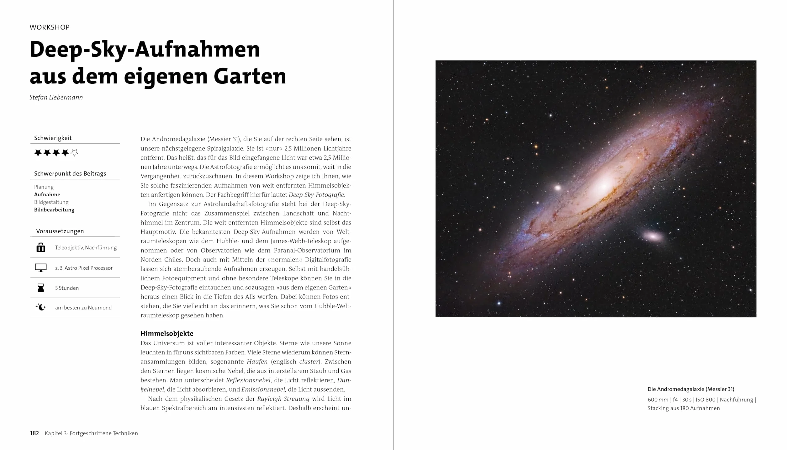 Faszination Astrofotografie: Grundlagen, Projekte, Meisterstücke