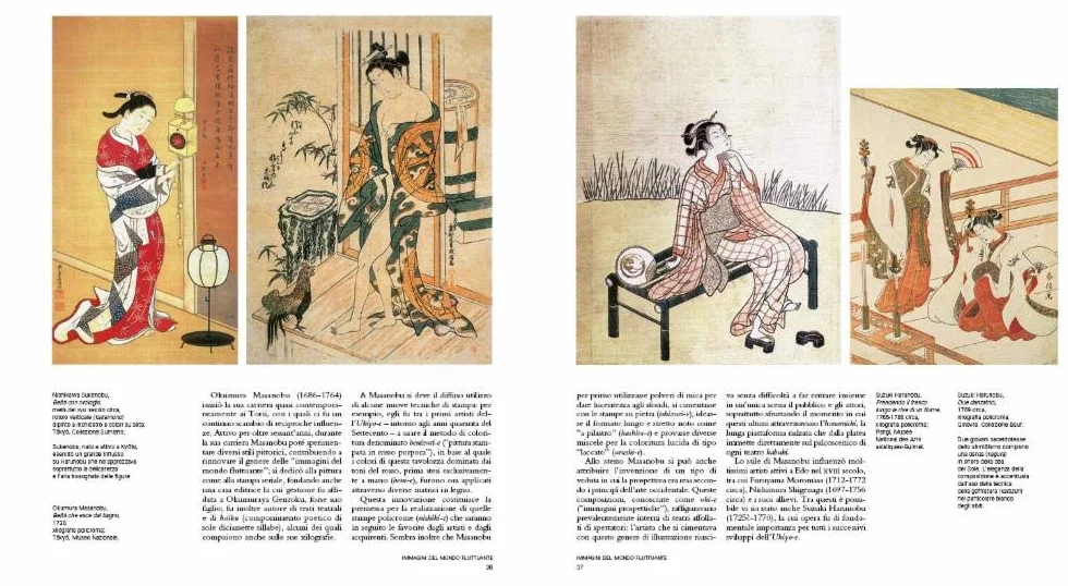 Ukiyo-e. Hokusai, Hiroshige, Utamaro