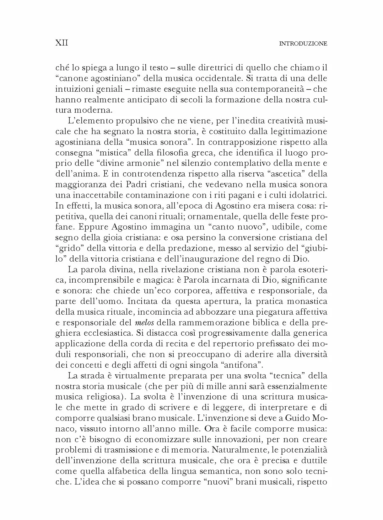 Canone musicale del sentire